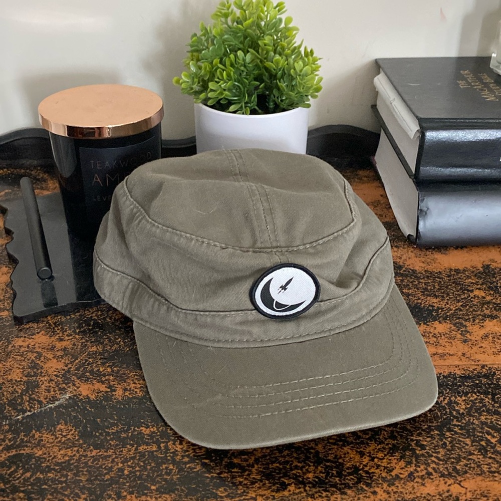 To The Stars hat, Tom Delonge. Olive color, worn.